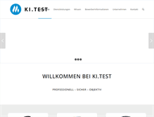 Tablet Screenshot of ki-test.com